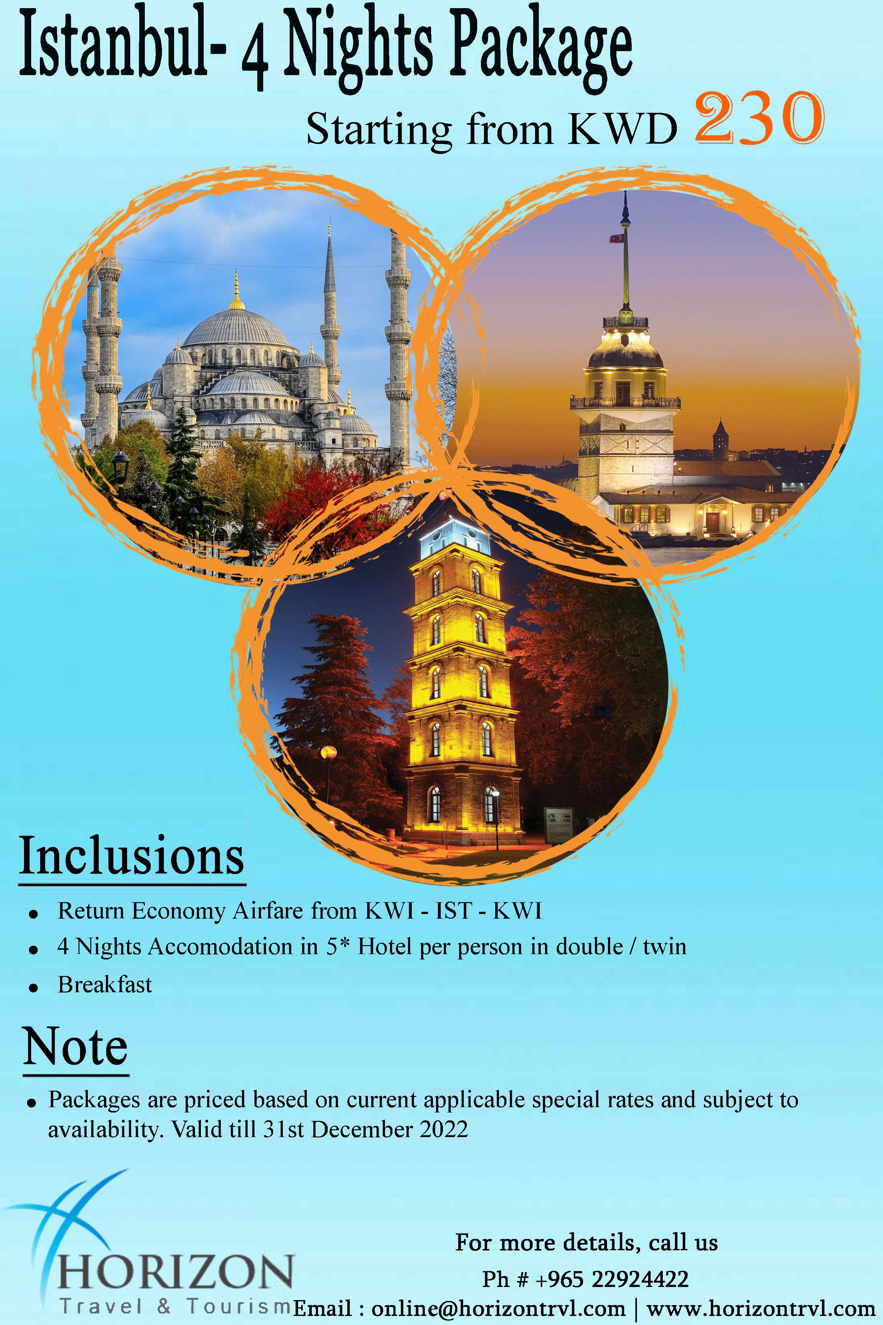 Istanbul - 4 Nights Package